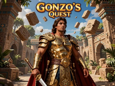Gonzo's Quest Megaways von NetEnt - Megaways-Slot mit Avalanche-Mechanik und 20.000x Gewinnpotenzial